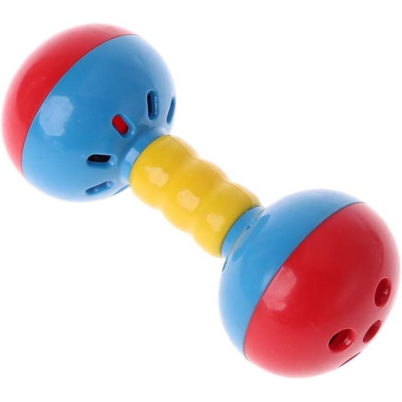 Cloches Jouet pour Oiseau en Plastique Coloré Double Boule Interactive Jouet pour Perroquet Africain Gris du Gabon Cacatoès Petits Perroquets Moyens