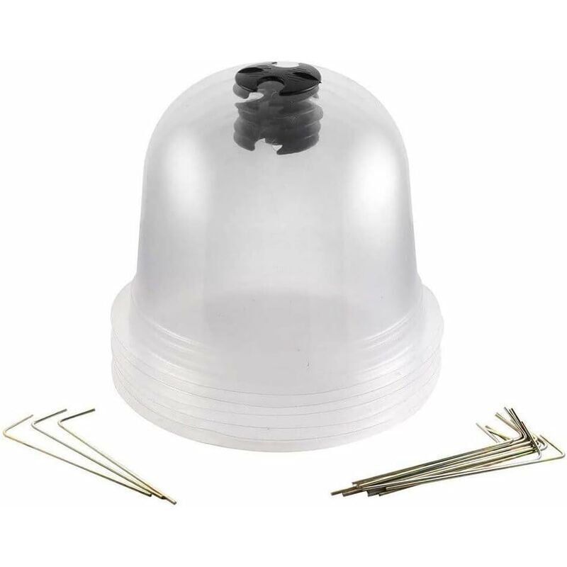 Ersandy - Cloches à salades Plastique - Lot de 6 -