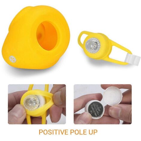 Clochettes de canard, joli casque, sonnette de guidon de canard, klaxon lumineux, lampe de sécurité, feux de signalisation