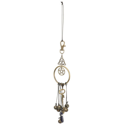 Clochettes Sorcières Anti-Stress - Clés Magiques Anciennes et Carillons Vents Décoratifs pour Porte