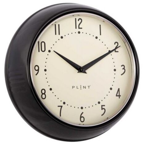 Clocks - Metal/Glass - L23 x W7 x H23 cm - Black