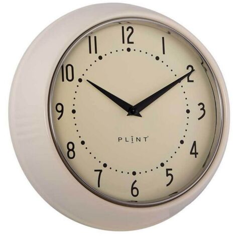 Clocks - Metal/Glass - L23 x W7 x H23 cm - Cream