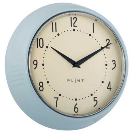Clocks - Metal/Glass - L23 x W7 x H23 cm - Ice Blue
