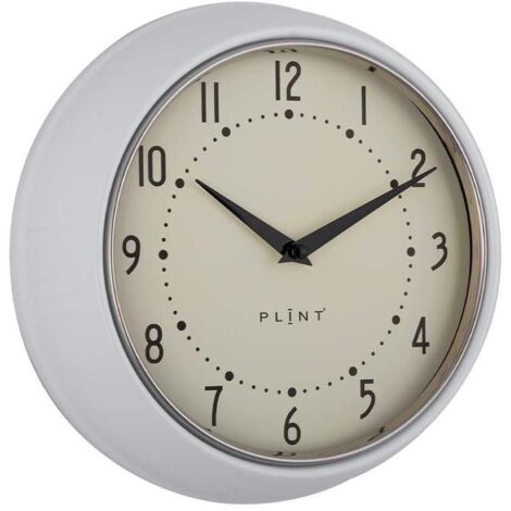 Clocks - Metal/Glass - L23 x W7 x H23 cm - White