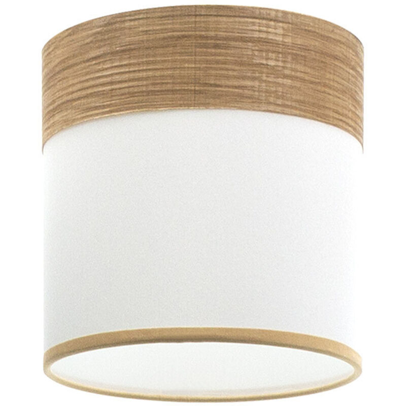 Cloe White/Chloe Light Wood E27 plafonnier/abat-jour (Ø16 x 16 x 16 x 16 cm) Cloe White/Chloe Light Wood E27 plafonnier/abat-jour (Ø16 x 16 x 16 x 16 cm)