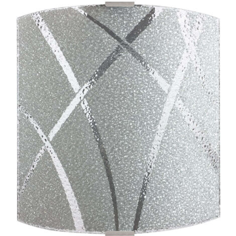CLOE LAMPADA APPLIQUE DA PARETE E27 1 LUCE EFFETTO SATINATO