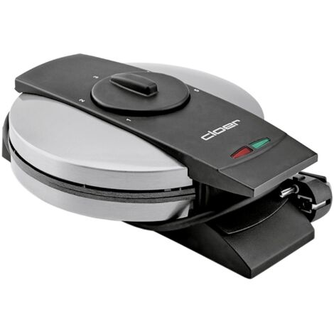 cloer 1639 SR Waffelautomat, edelstahl schwarz