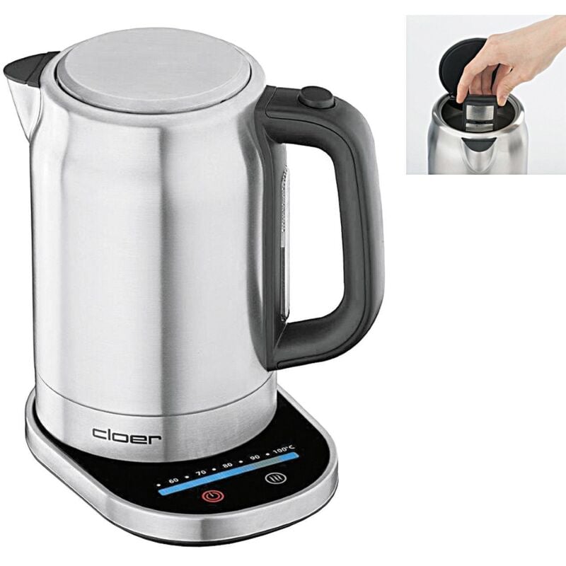 Unbekannt - 4459 Wasserkocher 1,7l 2200 w Edelstahl matt