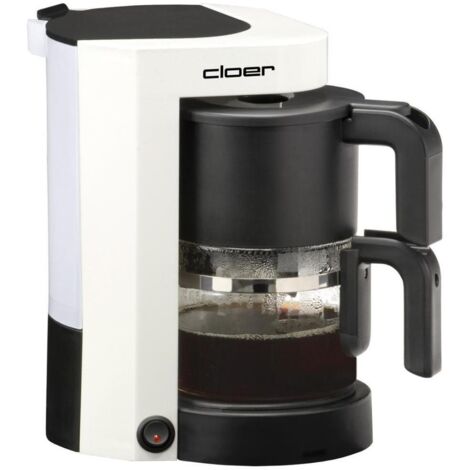 Cloer Filterkaffeeautomat 5981 Weiss-Schwarz