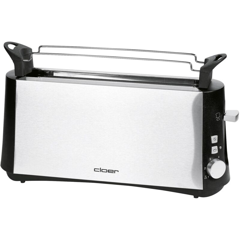 CLOER  - Toaster 3810 2Scheiben 880Watt Edelstahl/schwarz