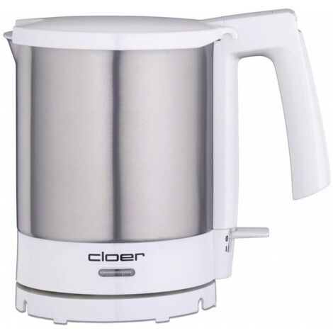 Cloer Wasserkocher 4701 Edelstahl-Weiss