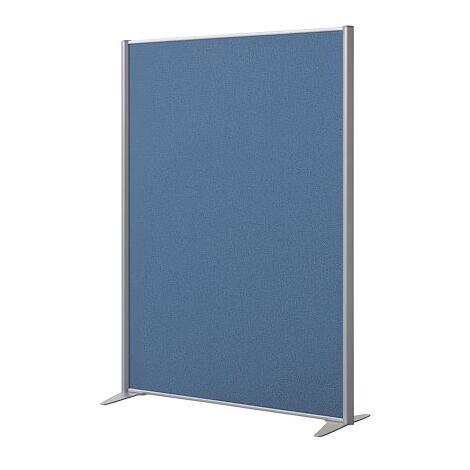 Cloison acoustique pleine tissu bleu B-Zen - L 122 x H 160 cm - Maxiburo