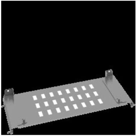 Cloison avant horizontale, quadro.evo L350 - HAGER UC350FH