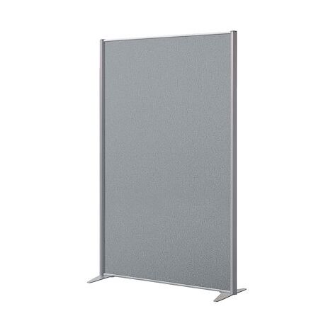 Cloison B-Zen acoustique pleine H 180, L 122 cm gris