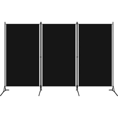 Relaxdays Paravent à 6 Volets, Séparateur De Pièces Pliable, Bois