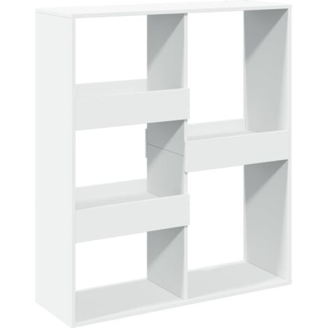 Cloison de séparation blanc 100x33x115 cm bois d'ingénierie