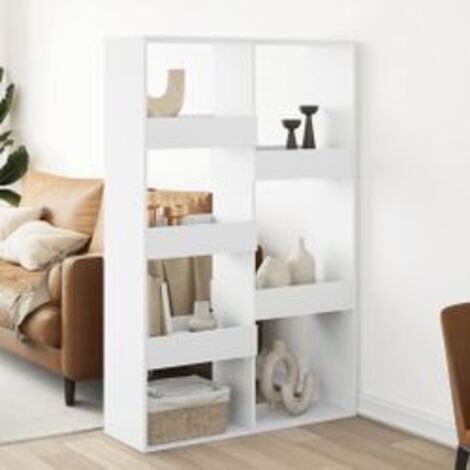 Cloison de séparation blanc 100x33x155,5 bois d'ingénierie