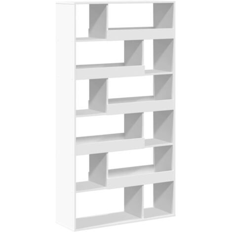 Cloison de séparation blanc 100x33x187,5 cm bois d'ingénierie