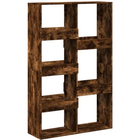 Cloison de séparation chêne fumé 100x33x155,5cm bois ingénierie