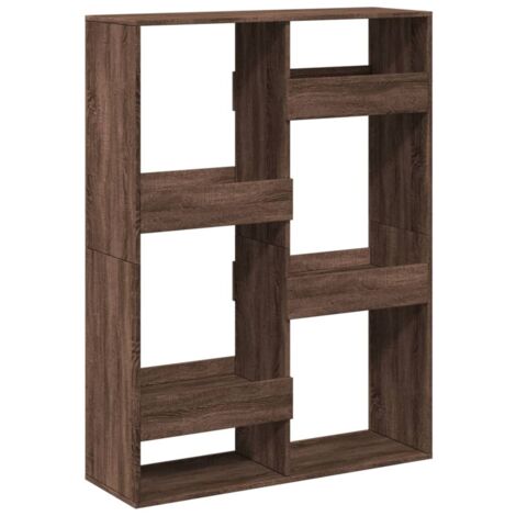 Cloison de séparation chêne marron 100x33x135cm bois ingénierie