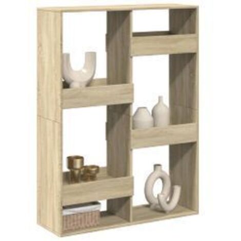 Cloison de séparation chêne sonoma 100x33x135 bois ingénierie