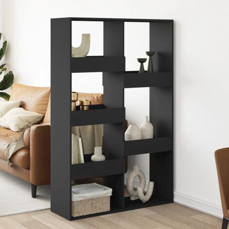 Cloison de séparation  Paravent  Séparateur pliable noir 100x33x155,5 cm bois d'ingénierie CFW29880