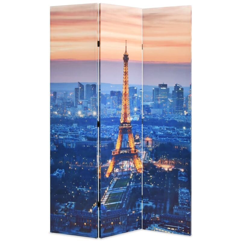 Vidaxl - Cloison de séparation pliable 120x170 cm Paris la nuit