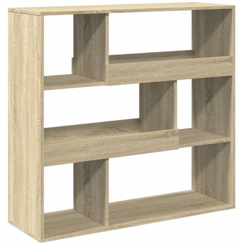 Cloison de séparation chêne sonoma bois d'ingénierie vidaXL