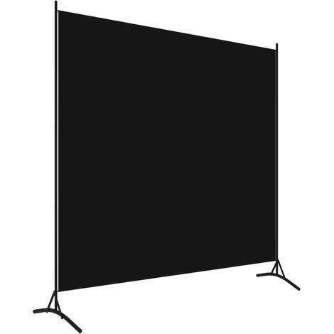 Cloison de séparation，Paravent, Pièce Protéger Privée 1 panneau Noir 175x180 cm XJDT136948