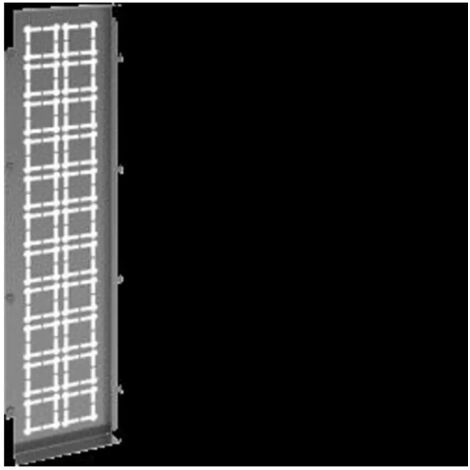 Cloison latérale avant, quadro.evo H600 - HAGER UC600FL