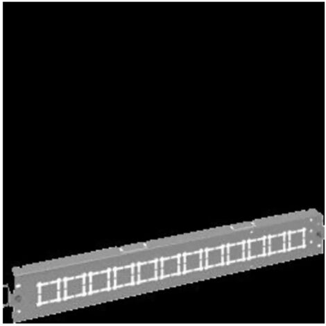 Cloison latérale complète, quadro.evo 100x800 - HAGER UC1080FUL