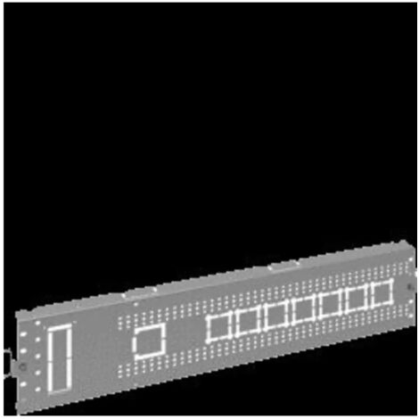 Cloison latérale complète, quadro.evo 150x800 - HAGER UC1580FUL
