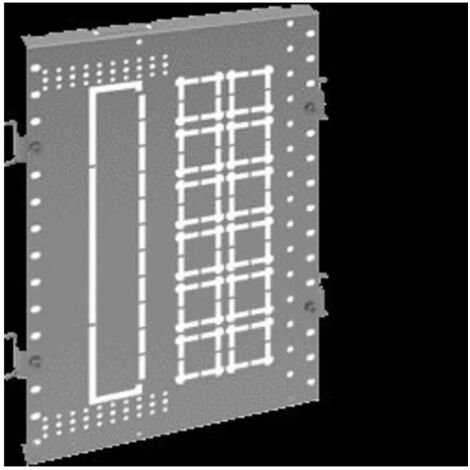 Cloison latérale complète, quadro.evo 400x400 - HAGER UC4040FUL