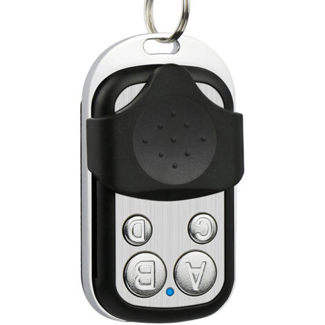Cloner 4 Boutons 433MHz Contrôleur Copie Garage Porte Clé Métal ABS Noir Argent Cover Protection Télécommande Duplicateur Clé Fob