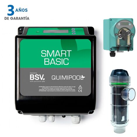 Clorador salino BSV Smart Basic 25 g/h con regulador de pH BSV QS-pH
