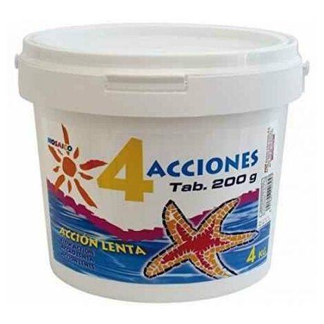 CLORO 4 ACCIONES BOTE DE 4 KG