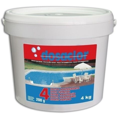 Cloro 4 Acciones Tabletas 200 Gr 4 Kg
