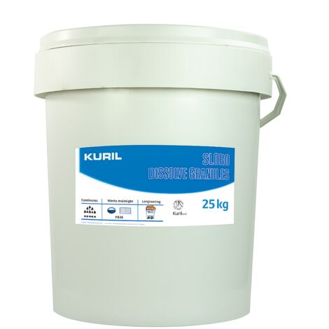 Cloro granulado lento ION PURE 25 kg – Mantenimiento prolongado del agua de piscina