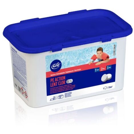 Cloro in pastiglie ad azione lenta GRE 1 Kg