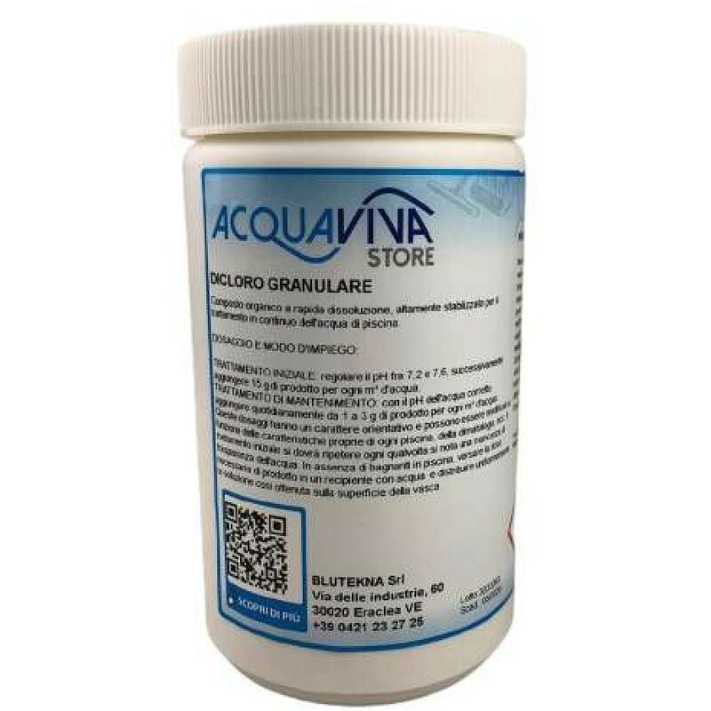 Image of Acquavivastore - Cloro per Piscina in polvere confezione da 1kg