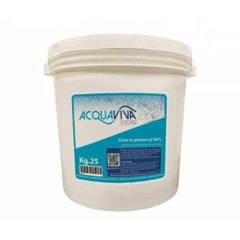 Cloro in polvere granulare confezione da 25Kg