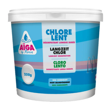 Cloro lento Aiga MAREVA - 250g - 5kg - 111044U