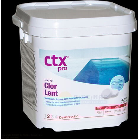 Ctx-370 ClorLent pastillas de cloro 250 g