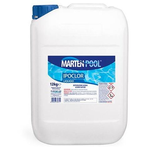 CLORO LIQUIDO PER PISCINA 10 KG """IPOCLORITO DI SODIO"""