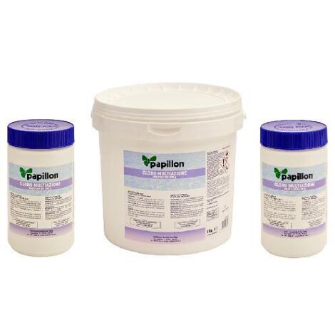 CLORO PISCINA PASTIGLIE 25KG """MULTIAZIONE""" 200GR. PAPILLON