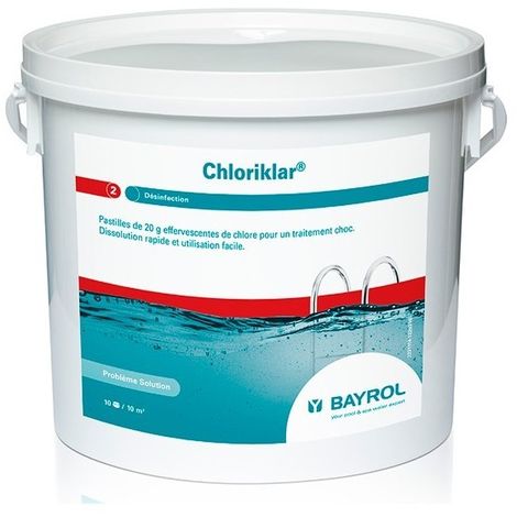 Cloro rápido pastillas efervescentes Chloriklar Bayrol 5 Kg 7531127