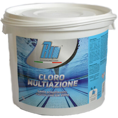 Cloro Rio Multiazione 5 kg Pasticche.200 gr