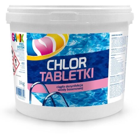 CLORO TABLETAS LARGAS 200G 5KG - GAMIX