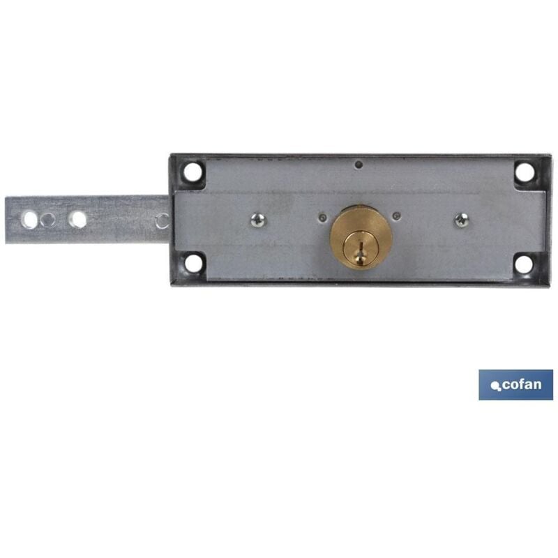 Verrouillage de volet à pivot métallique fixe gauche