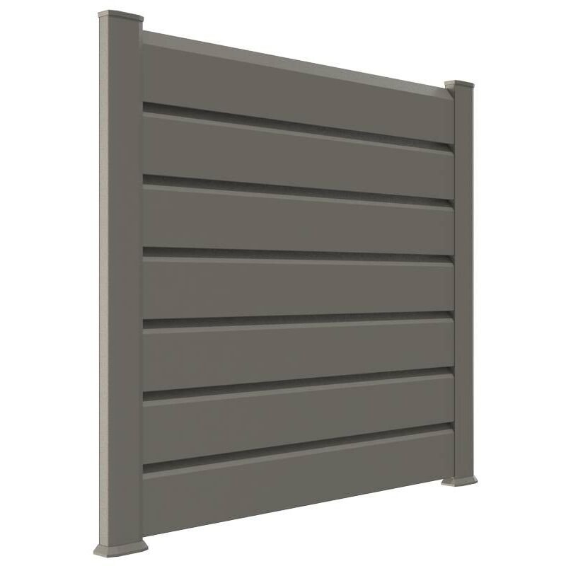 CLOSEA Kit cloture - Lame 16cm - PVC Quartz - LG: 6m x H: 1m74